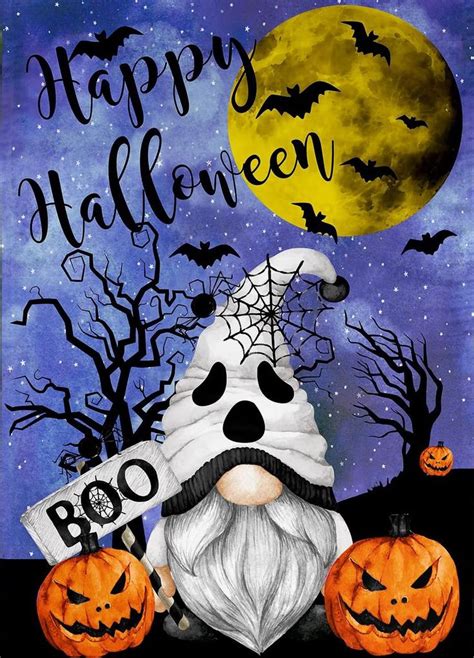 Wusarply Halloween Diamond Painting Kits For Adults Gnome Diamond Art