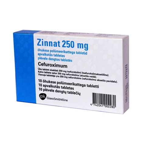 Zinnat Tab 250mg Thuốc điều Trị Nhiễm Khuẩn Hiệu Quả Của Anh