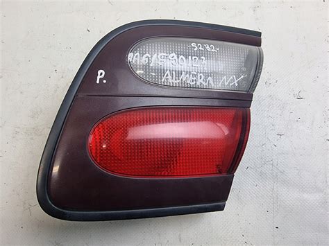 Lampa Tylna Prawa W Klap Lift D Oe Ba Eb Nissan Almera N