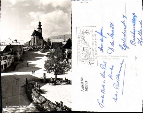 563853 Foto Ak St Veit Im Pongau Ansicht Platz Kirche Nr 563853