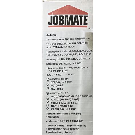 Jobmate Drill Accessory Kit Otl Webstore