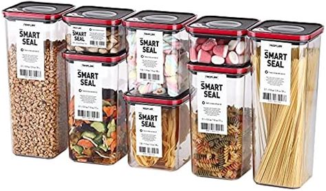 Neoflam Smart Seal Pc Patent Airtight Kitchen Pantry Canister