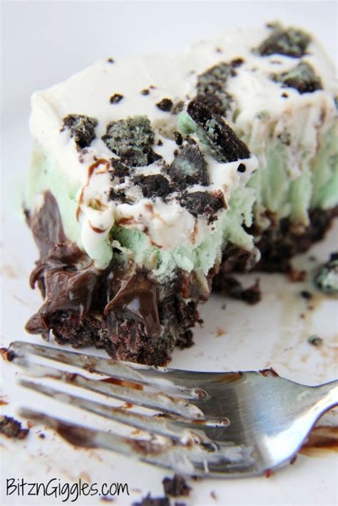 Chocolate Fudge Mint Oreo Bars