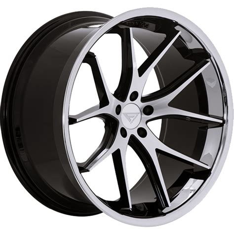 Ferrada Fr2 20x115 15 Machined Black Chrome Fr2201155114ma15