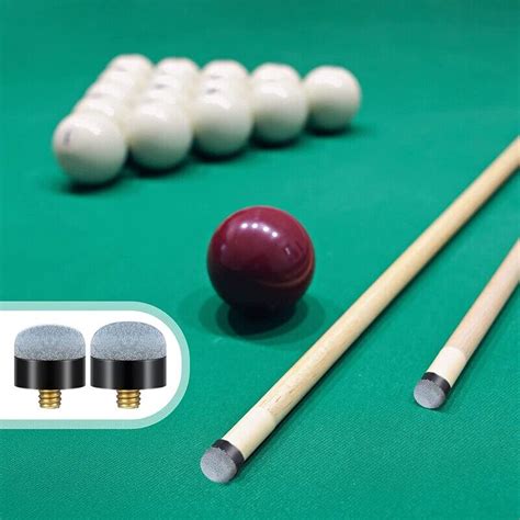 X Pcs Pieces Mm Mm Billiard Pool Cue Stick Tips Screw On Tips