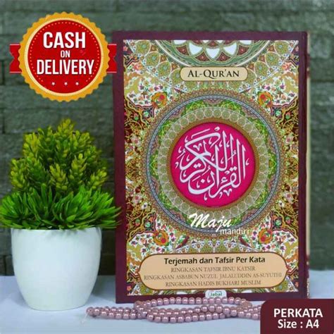 Jual Quran Per Kata A Besar Alquran Terjemah Perkata Lengkap Juz