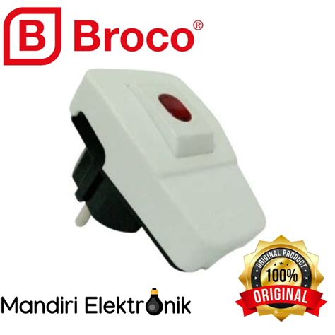 Jual Steker Lampu Broco Steker Arde Broco Colokan Broco