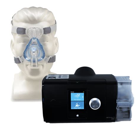 Kit Cpap S10 Básico Com Umidificador Resmed Máscara Nasal Easy Life Philips Bianco Azure