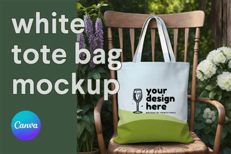 Tote Bag Canva Mockup Totebag Mock Up Graphic By Printstarxs Creative