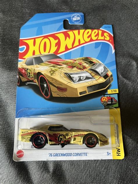 Hot Wheels 76 Greenwood Corvette Metallic Beige 65 2023 Hw Art Cars