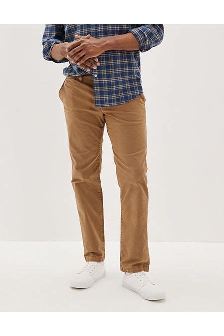 Ae Flex Original Straight Lived In Khaki Pant Khaki Pants Mens