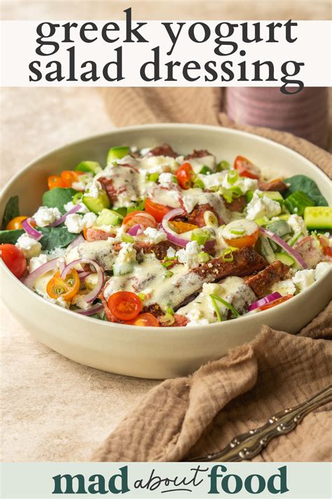 Greek Yogurt Salad Dressing - Easy Healthy Salad Dressing Recipe