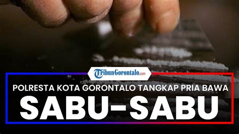 Polresta Gorontalo Kota Ringkus Pria Yang Kantongi Saset Sabu Sabu