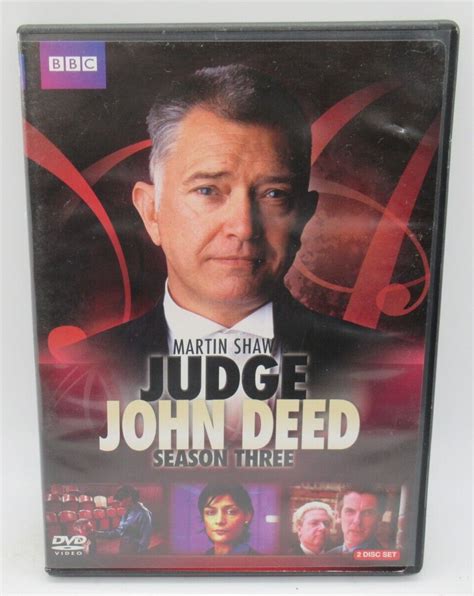 Judge John Deed Season Three 2 Disc Dvd Set Season 3 Martin Shaw