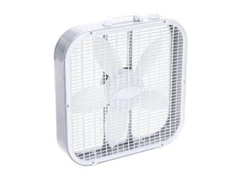 Lasko 20 Energy Efficient Basic Box Fan W 3 Speeds White