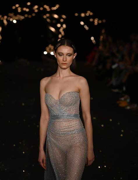 Naked Outfits Hit London Fashion Week And Models Wow In See Through Tops And Nude Frocks Daily