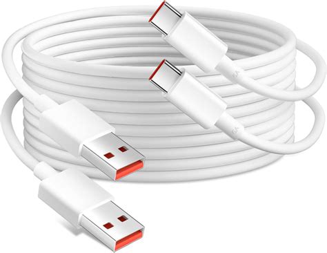 Xiaomi Mi USB A To Type C Cable 6A 1m White EU BHR6032GL Amazon Co Uk