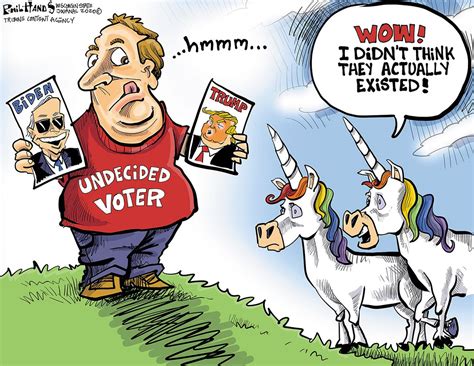 Political Cartoon U S Election Undecided Voter Unicorn The Week