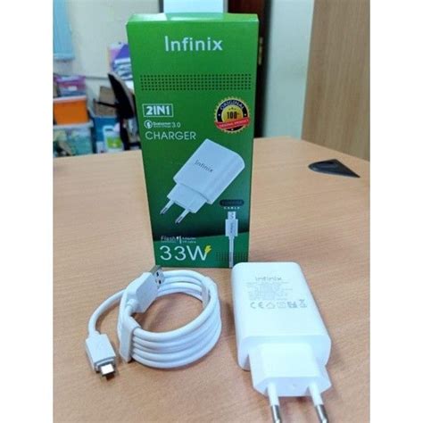 Promo Charger Infinix 33W MICRO USB TYPE C Super Fast Charging