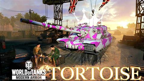 Wot Console Tortoise In Action K Damage Ace Tanker Youtube