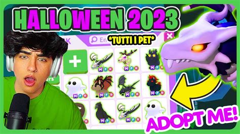 COMPRO TUTTI I NUOVI PET DI HALLOWEEN SU ADOPT ME NEL 2023 Roblox