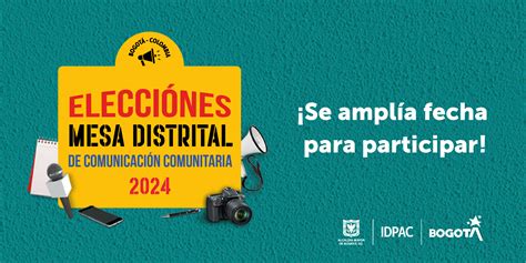 Idpac Amplió Convocatoria Para Elección De La Mesa Distrital De