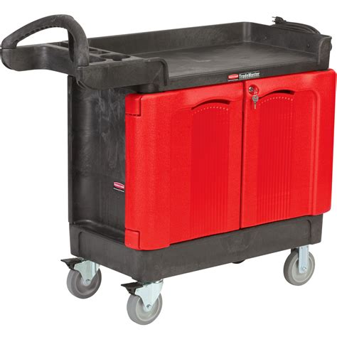 Rubbermaid Fg Bla Trademaster X Black Cart With