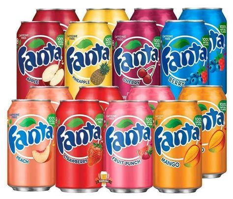 AMERICAN IMPORTED FANTA APPLE CHERRY STRAWBERRY SODA FIZZY FLAVOURED ...