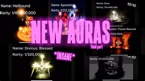 NEW Insane Era 7 Whitelisted Community Auras Sols RNG Final