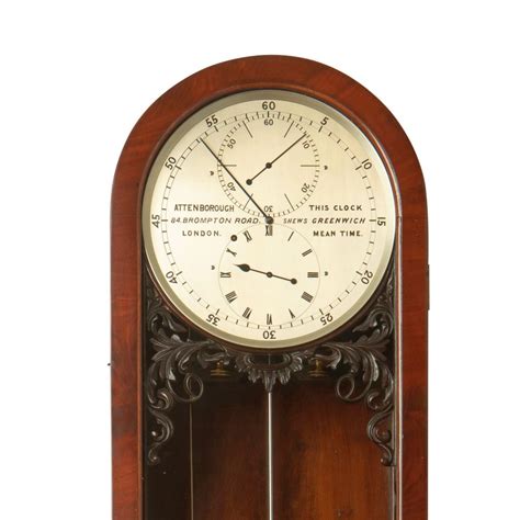 A BEAUTIFUL REGULATOR LONGCASE CLOCK ATTENBOROUGH OF LONDON The