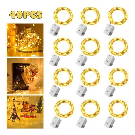 Fita LED Genérica Fairy String Lights branca quente 110V 220V IP68