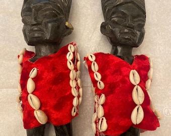 Authentic Traditional Yoruba Ere Ibeji Statue Set Etsy