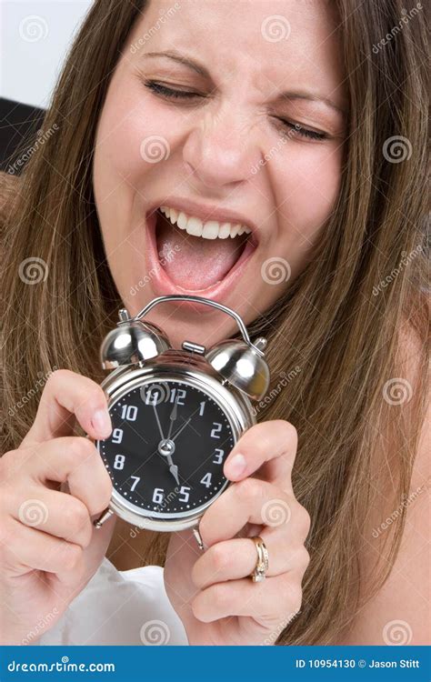 Shocked Alarm Woman Stock Photo Image Of Alarm Female 10954130