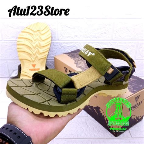 Jual Sandal Gunung Triglav Original Sandal Slide Gunung Casual Premium