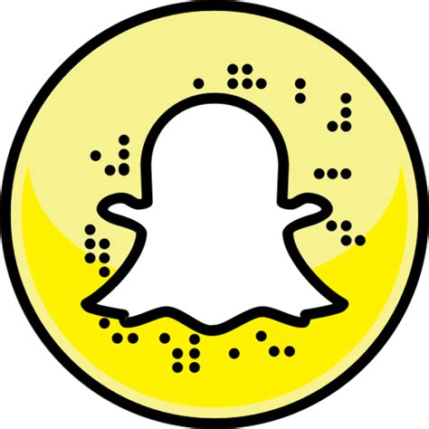 Download High Quality Snapchat Logo Transparent Circular Transparent