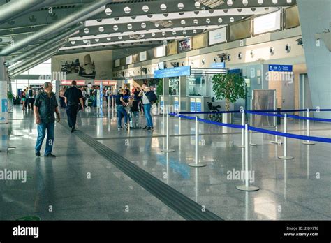 Podgorica Montenegro June 3 2022 Waiting Room Of The International