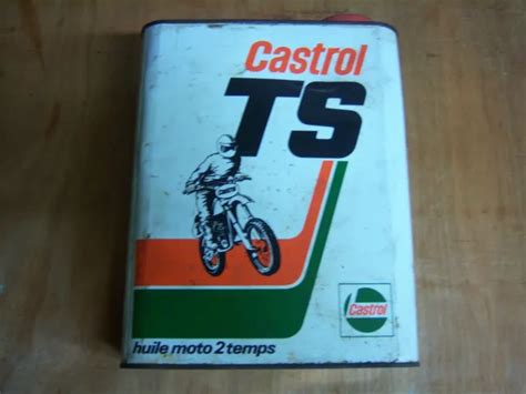 Ancien Bidon D Huile Castrol Ts Eur Picclick Fr