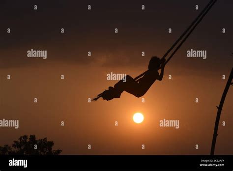 Dashain swing ping hi-res stock photography and images - Alamy