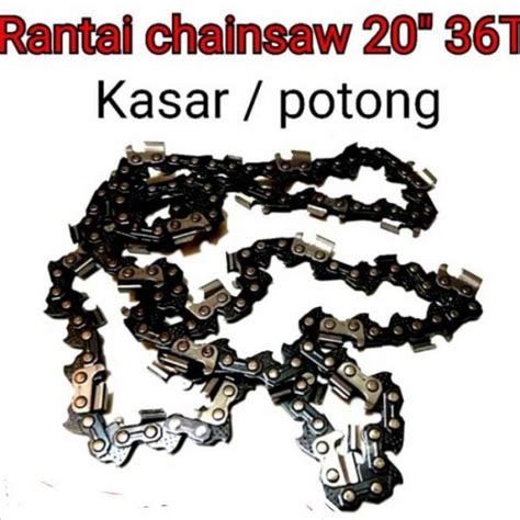 Jual Rantai Potong Chainsaw 20 Inch 36 Mata 72 36 Kasar Di Seller Ksm