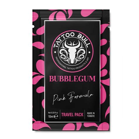 Bull Bubble Gum Tattoo Ointment And Aftercare Sachette Maple Tattoo