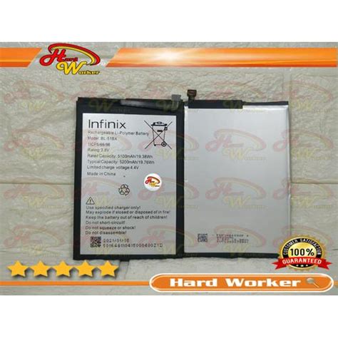 Jual Baterai Original Infinix Hot X X B Battery BL BX BL BX BL BX Jakarta
