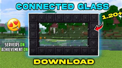 Connected Glass Texture Pack For Minecraft Pe 1 20 Connected Glass