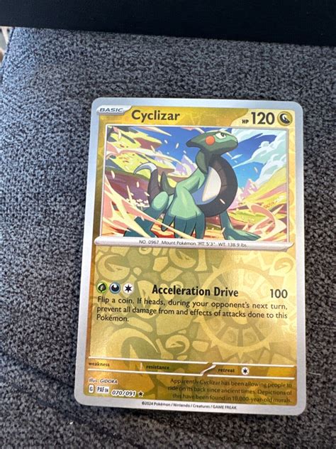 Pokemon Card 070 091 Cyclizar Holo Rare Scarlet Violet Paldean