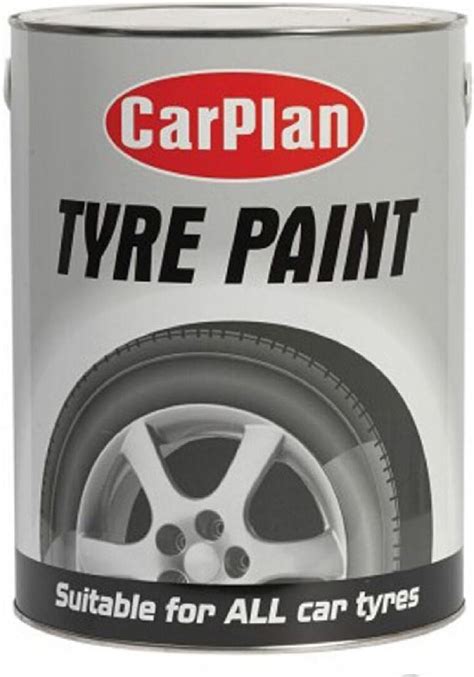 CarPlan Tyre Paint Suitable For All Car Tyres Black 250 Ml Amazon