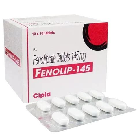Fenofibrate 145mg Fenolip 145 Tablet, Cipla Ltd at ₹ 214/strip in Nagpur