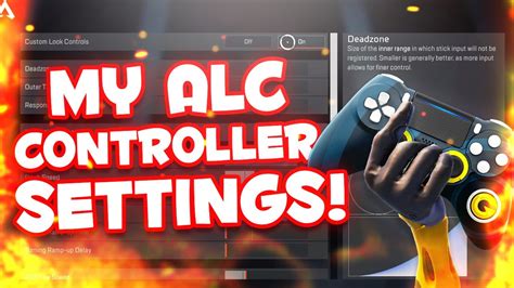 Alc Controller Settings For Season Apex Legends Youtube