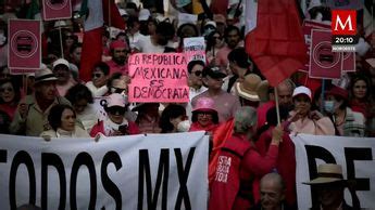 Z Calo De Cdmx Recibe Marcha Por Nuestra Democracia Hoy Grupo Milenio