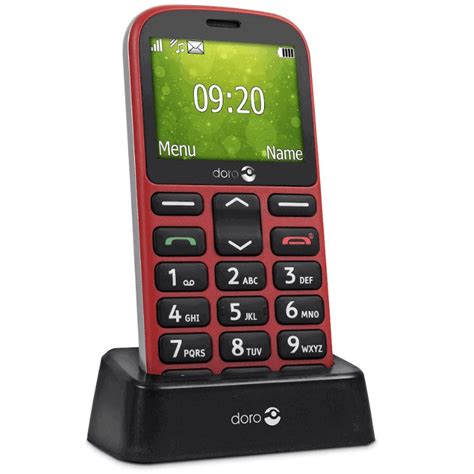 Téléphone Portable Senior 2G Bluetooth DORO 1361 Appareil Photo 2MP