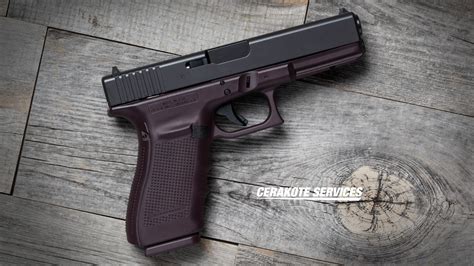 Glock Gen Plum Pistol Cerakote Services