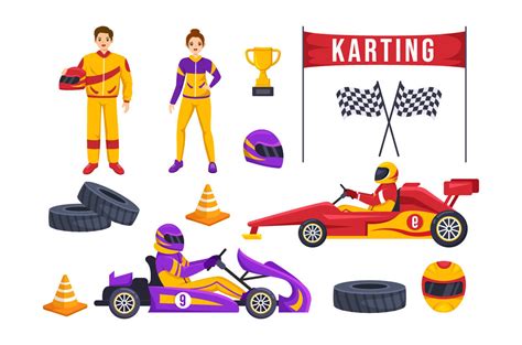 15 Karting Sport Illustration By Denayunethj Thehungryjpeg